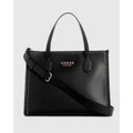 Guess - Silvana 2 Compartment Tote - Bags (black) Silvana 2 Compartment Tote