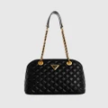 Guess - Giully Dome Satchel - Bags (black) Giully Dome Satchel
