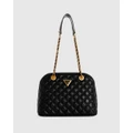 Guess - Giully Dome Satchel - Bags (black) Giully Dome Satchel