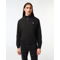 Lacoste - Water Repellent Light Twill Jacket - Coats & Jackets (BLACK) Water-Repellent Light Twill Jacket