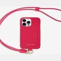 Maison De Sabre - Sling Phone Case (iPhone 14 Pro) - Tech Accessories (Pink) Sling Phone Case (iPhone 14 Pro)