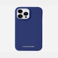Maison De Sabre - Leather Phone Case (iPhone 14 Pro) - Tech Accessories (Blue) Leather Phone Case (iPhone 14 Pro)