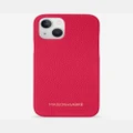 Maison De Sabre - Leather Phone Case (iPhone 13) - Tech Accessories (Pink) Leather Phone Case (iPhone 13)