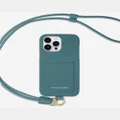 Maison De Sabre - Sling Phone Case (iPhone 14 Pro) - Tech Accessories (Blue) Sling Phone Case (iPhone 14 Pro)