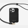 Maison De Sabre - Sling Phone Case (iPhone 14 Pro) - Tech Accessories (Black) Sling Phone Case (iPhone 14 Pro)