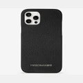 Maison De Sabre - Leather Phone Case (iPhone 12 Pro) - Tech Accessories (Black) Leather Phone Case (iPhone 12 Pro)