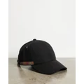 Paul Smith - Signature Stripe Trim Cap - Headwear (Blacks) Signature Stripe Trim Cap