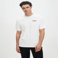 Superdry - Luxury Sport Loose Tee - T-Shirts & Singlets (Brilliant White) Luxury Sport Loose Tee