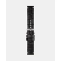 Tissot - Official Leather Strap Lugs 22mm - Watches (Black) Official Leather Strap Lugs 22mm