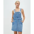 Riders by Lee - 90s Dungaree Dress - Dresses (True Blue) 90s Dungaree Dress