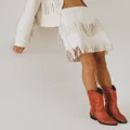 Wrangler - Fleetwood Fringe Skirt - Skirts (NEUTRALS) Fleetwood Fringe Skirt