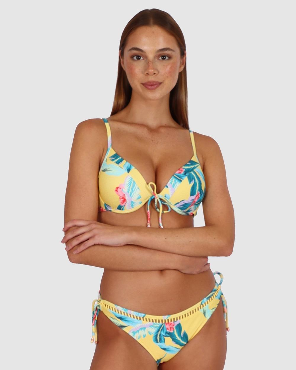 Baku Swimwear - Jamaica Booster Bra Top - Bikini Set (YELLOW) Jamaica Booster Bra Top