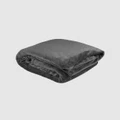 Bambury - Ultra Plush Blanket - Home (Grey) Ultra Plush Blanket