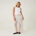 Cotton On - Lace Panel Maxi Skirt - Skirts (OFF-WHITE) Lace Panel Maxi Skirt