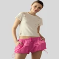 Cynthia Rowley - Nylon Cargo Bloomers - Shorts (Hot Pink) Nylon Cargo Bloomers