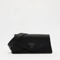 Guess - Avis Mini Flap Shoulder Bag - Handbags (Black) Avis Mini Flap Shoulder Bag