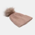 Morgan & Taylor - Valentine Wool Blend Beanie - Headwear (Pink) Valentine Wool Blend Beanie