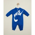 Nike - Play All Day Coveralls Babies - Longsleeve Rompers (Game Royal) Play All Day Coveralls - Babies