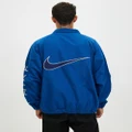 Nike - Windrunner Canvas Jacket - Coats & Jackets (Court Blue, Sail & Midnight Navy) Windrunner Canvas Jacket