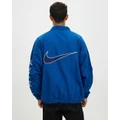 Nike - Windrunner Canvas Jacket - Coats & Jackets (Court Blue, Sail & Midnight Navy) Windrunner Canvas Jacket