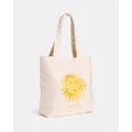 Seafolly - Embroidered Tote Bag - Bags (Soleil) Embroidered Tote Bag
