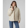 Vero Moda - Sarena Quilted Jacket - Coats & Jackets (Neutrals) Sarena Quilted Jacket
