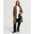 Vero Moda - Blaza Long Wool Coat - Coats & Jackets (Brown) Blaza Long Wool Coat