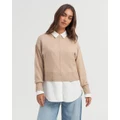 Vero Moda - Lucy Knit - Jumpers & Cardigans (Neutrals) Lucy Knit