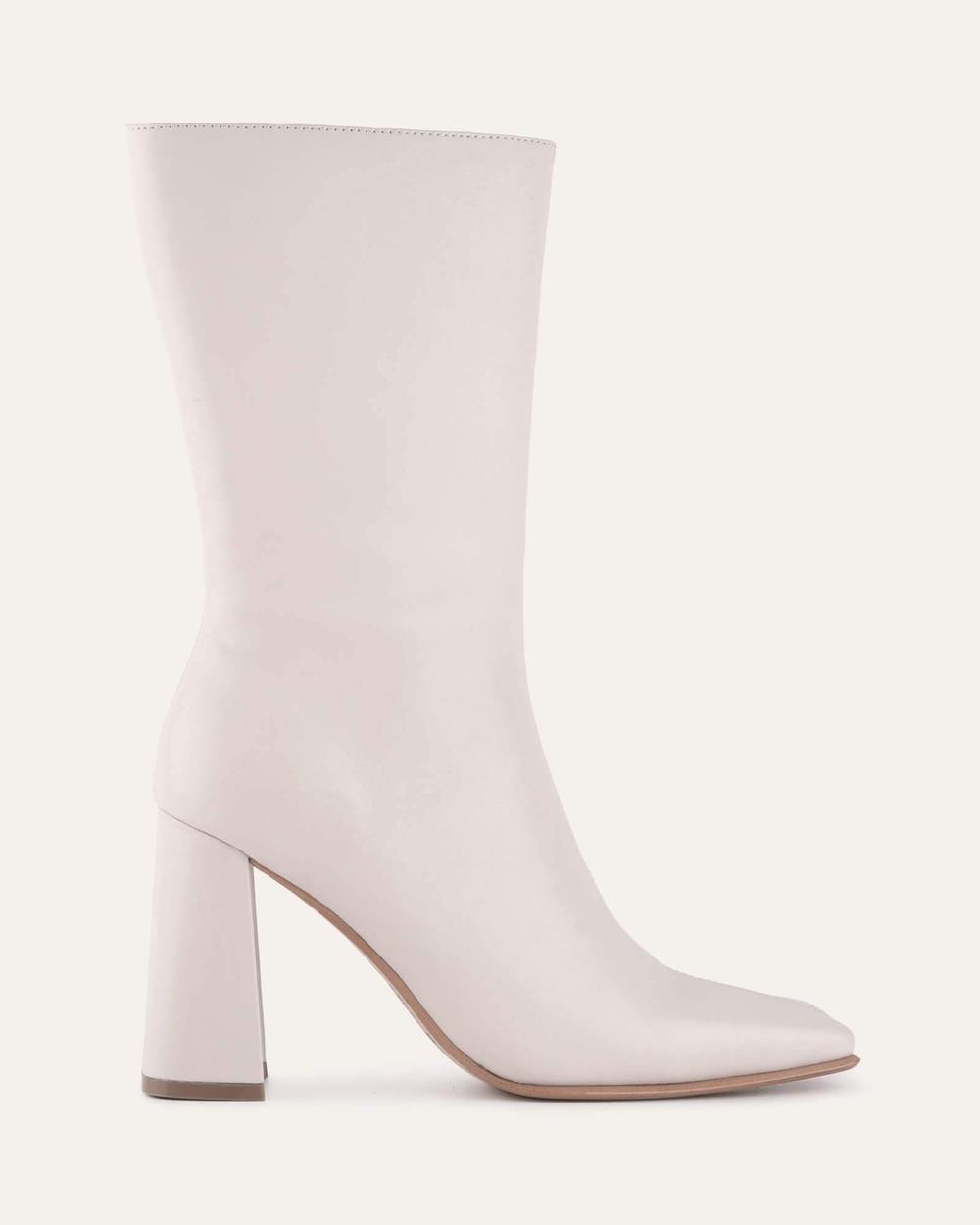 Jo Mercer - Rush Calf Boots - Boots (OFF WHITE LEATHER) Rush Calf Boots