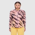 LEO LIN - Brooklynn Linen Shirt Tiger Print in Pink - Tops (Tiger Print in Pink) Brooklynn Linen Shirt - Tiger Print in Pink