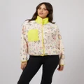 All About Eve - Explore Teddy Jacket - Jumpers & Cardigans (PRINT) Explore Teddy Jacket