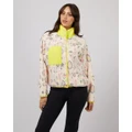 All About Eve - Explore Teddy Jacket - Jumpers & Cardigans (PRINT) Explore Teddy Jacket