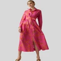 Cynthia Rowley - COTTON SHIRT DRESS - Dresses (pink) COTTON SHIRT DRESS