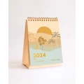 Fox & Fallow - 2024 Desert Palms Desk Calendar - Home (Multi) 2024 Desert Palms Desk Calendar