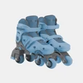 Globber - Learning Inline Skates 2 in 1 For Toddlers: Size 26 29 - Roller Skates (Ash Blue) Learning Inline Skates 2-in-1 For Toddlers: Size 26-29