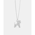 Karen Walker - Dog Necklace - Jewellery (Sterling Silver) Dog Necklace