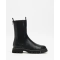 Mollini - Koin Boots - Boots (Black & Black Sole) Koin Boots