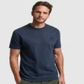 Superdry - Vintage Texture T Shirt - T-Shirts & Singlets (Eclipse Navy) Vintage Texture T Shirt