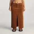 Wrangler - Mid Repair Maxi Skirt - Skirts (NEUTRALS) Mid Repair Maxi Skirt