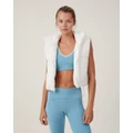 Cotton On Body - The Mother Puffer Sherpa Reversible Vest - Coats & Jackets (WHITE) The Mother Puffer Sherpa Reversible Vest