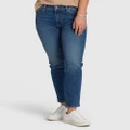 Superdry - Organic Cotton Mid Rise Slim Jeans - Jeans (Valley Blue) Organic Cotton Mid Rise Slim Jeans