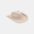 Ace Of Something - Stevie Wool Cowboy Hat - Hats (Oatmeal) Stevie Wool Cowboy Hat
