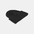 Ace Of Something - Celisa Recycled Polyester Beanie - Headwear (Black) Celisa Recycled Polyester Beanie