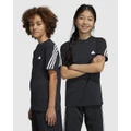 adidas Sportswear - Future Icons Tee Kids Teens - T-Shirts & Singlets (Black & White) Future Icons Tee - Kids-Teens