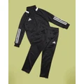 adidas Sportswear - Sereno Track Suit Kids Teens - 2 Piece (Black & White) Sereno Track Suit - Kids-Teens