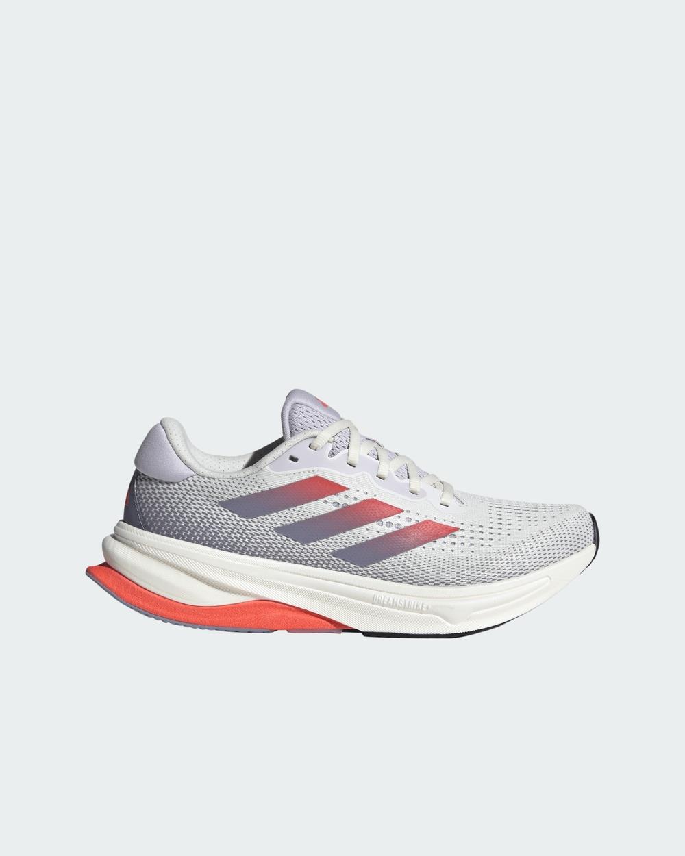 adidas Performance - Supernova Solution Shoes Womens - Casual Shoes (Off White / Solar Red / Silver Violet) Supernova Solution Shoes Womens