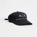 Armani Exchange - Baseball Hat - Headwear (Blue) Baseball Hat