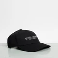 Armani Exchange - Iconic Exclusive Baseball Hat - Headwear (Nero & Black) Iconic Exclusive Baseball Hat