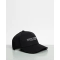 Armani Exchange - Iconic Exclusive Baseball Hat - Headwear (Nero & Black) Iconic Exclusive Baseball Hat