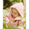Bebe by Minihaha - Sherbet Knitted Hooded Jacket Babies - Coats & Jackets (Sherbet) Sherbet Knitted Hooded Jacket - Babies